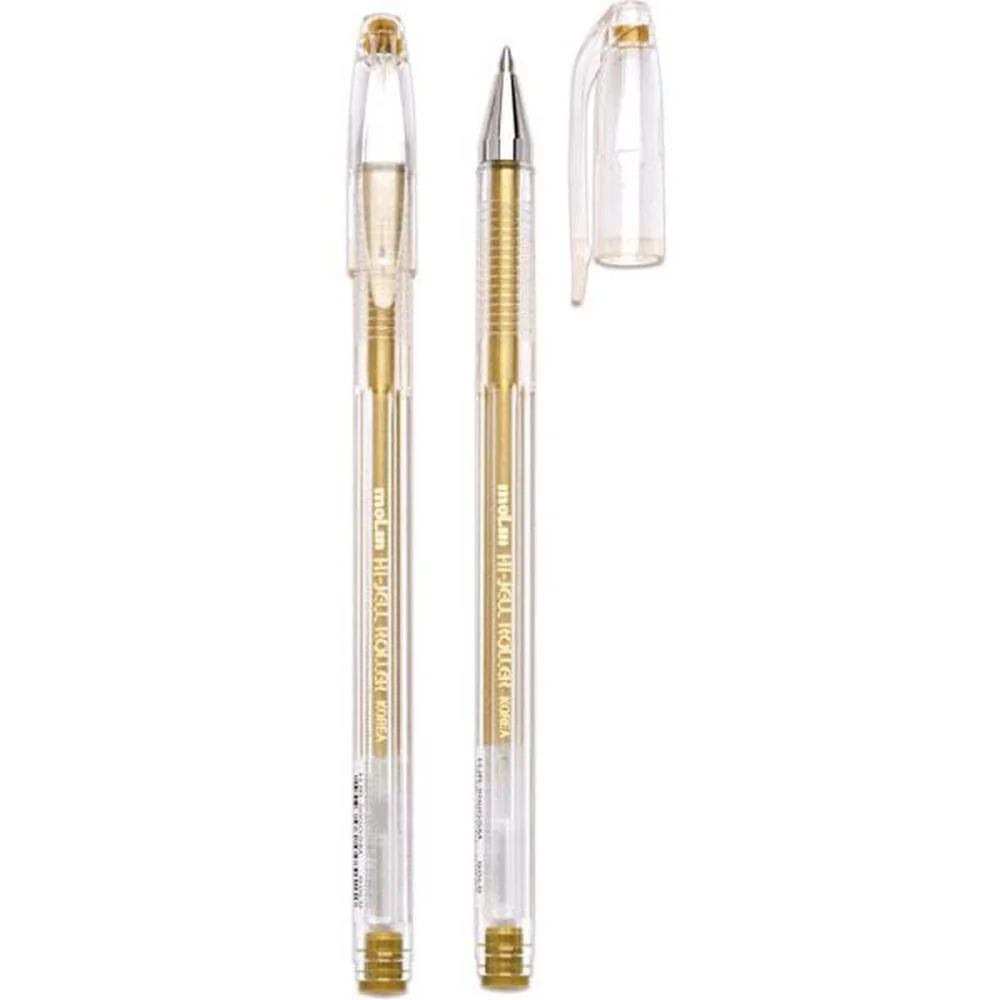 Caneta Gel Metalic 0,7Mm. Ouro Molin (Cx.c/12) - imagem 4