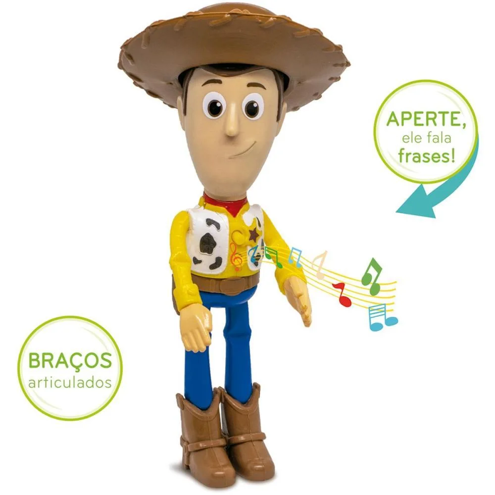 Boneco E Personagem Meu Amigo Woody C/Som 23Cm. Elka - imagem 3
