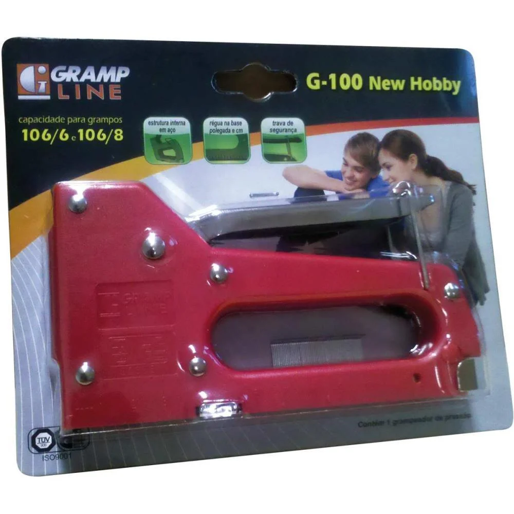 Grampeador Tapeceiro G-100 Profissional Industrial Gramp Line - imagem 4