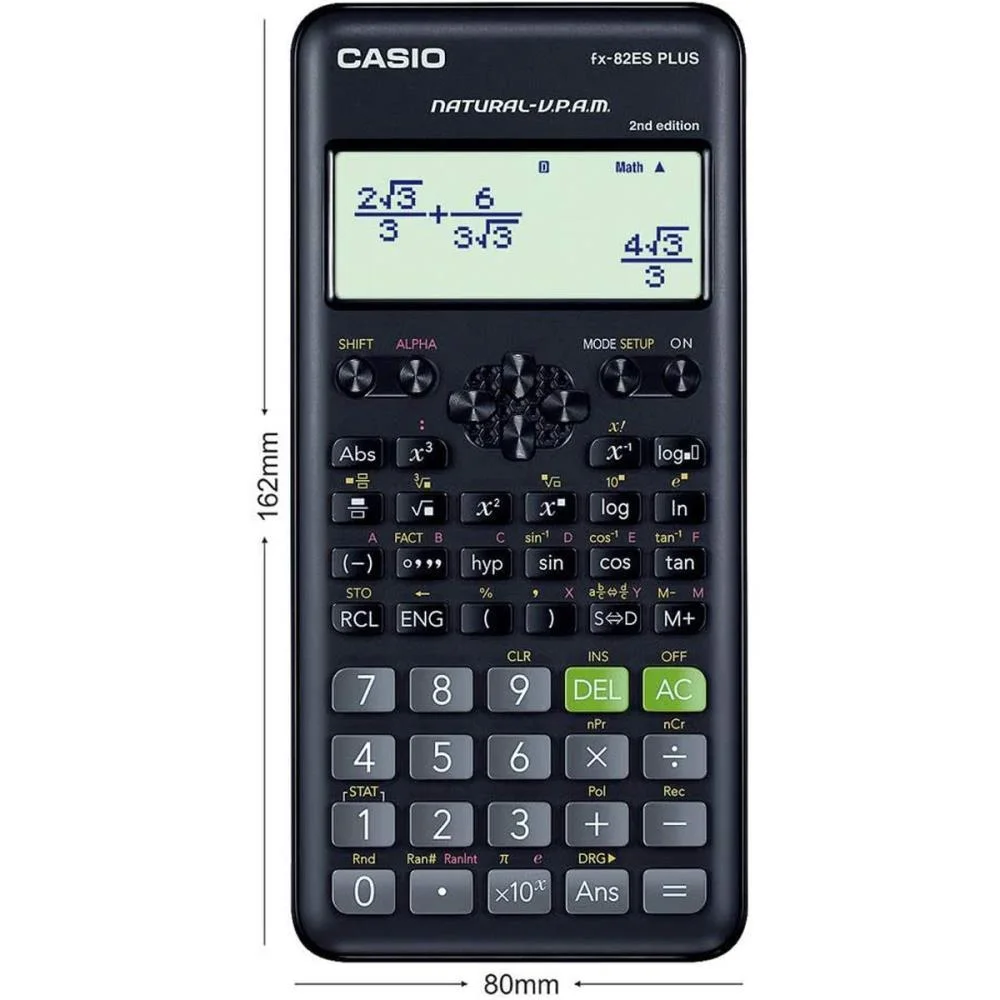 Calculadora Cientifica Fx82 Esp. 252 Funcoes Preta Casio - imagem 5