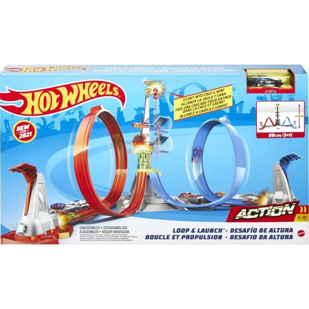 Hot Wheels Pista Action Desafios Das Alturas Mattel - imagem 4