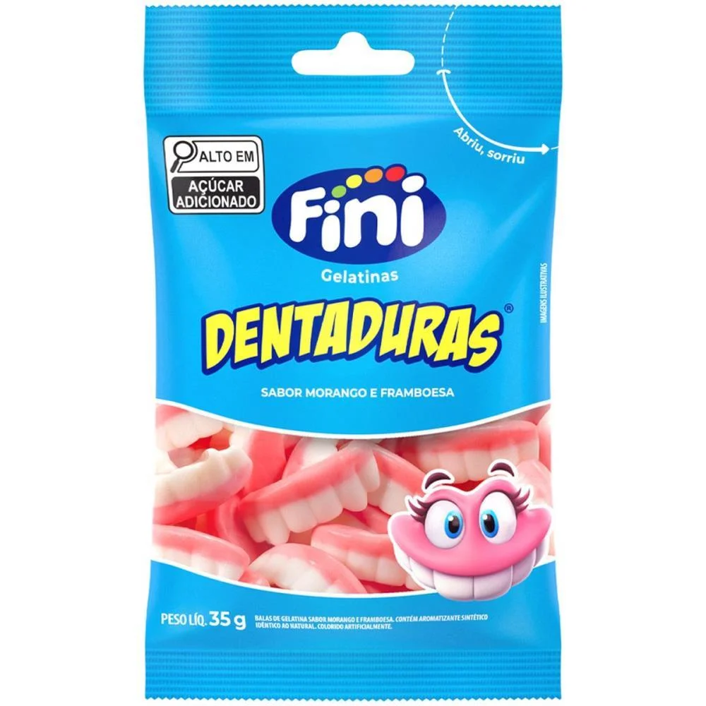 Doce Dentaduras 35G Fini C/ 10 Unidades - imagem 2