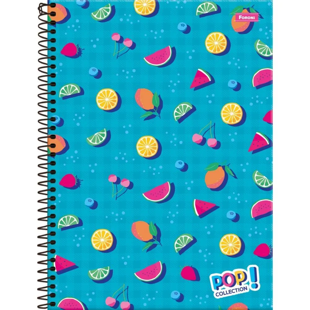 Caderno 01X1 Capa Dura Pop Collection 96 Folhas Foroni (Pct.c/04) - imagem 2