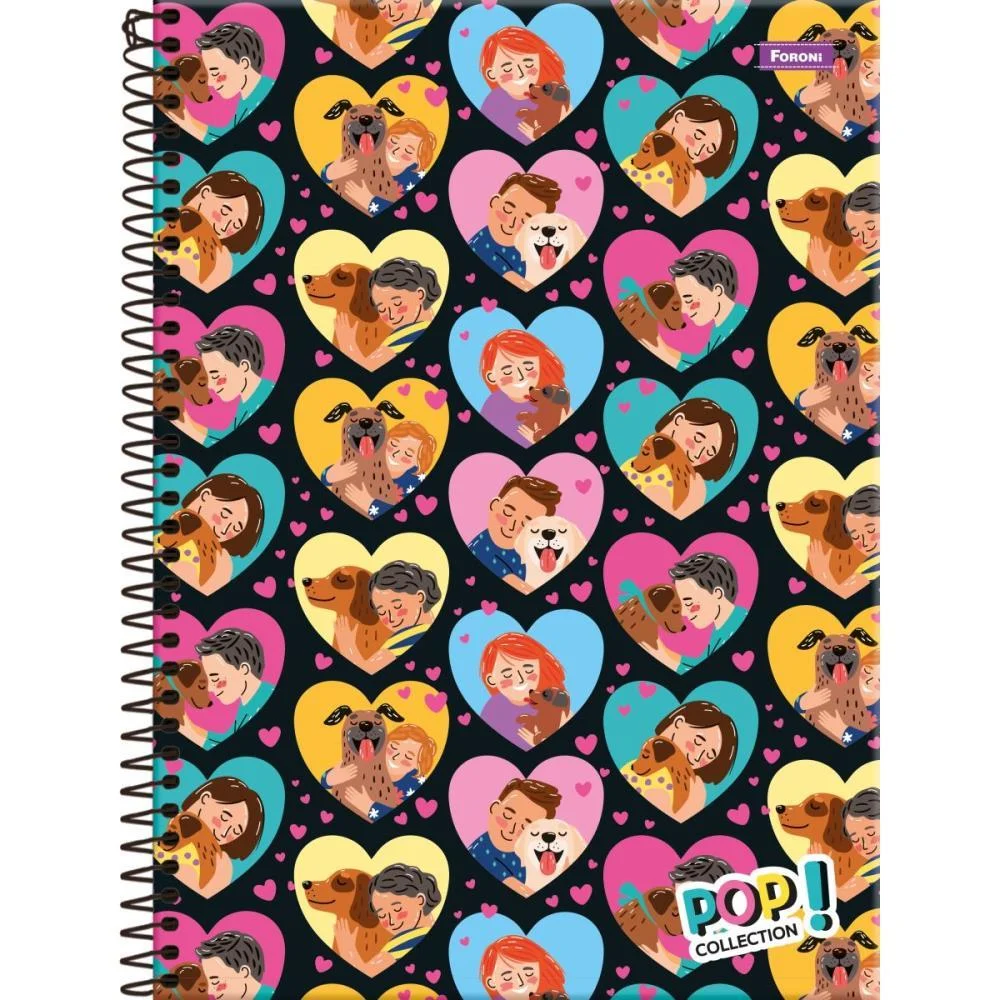 Caderno 01X1 Capa Dura Pop Collection 96 Folhas Foroni (Pct.c/04) - imagem 8