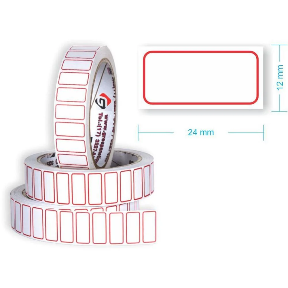 Etiqueta Para Preco Ar-4B 24X12Mm C/1500 Etiquetas Grespan (Rolo) - imagem 2