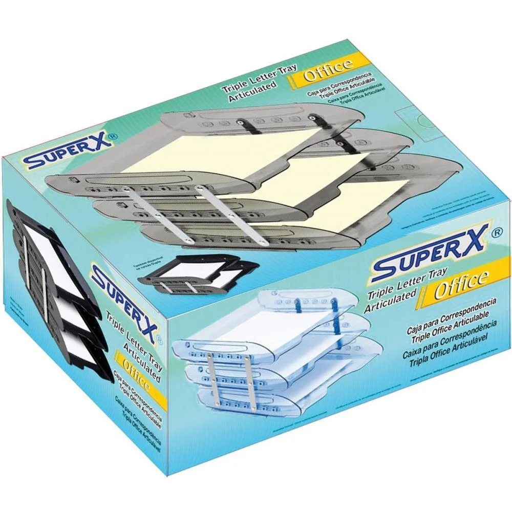 Caixa Correspondencia Tripla Super X Fume Articulada Acrimet - imagem 4