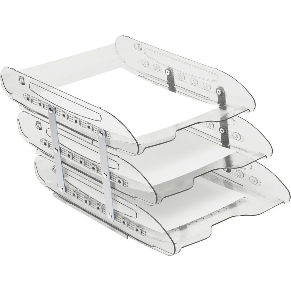 Caixa Correspondencia Tripla Super X Cristal Articulada Acrimet - imagem 3