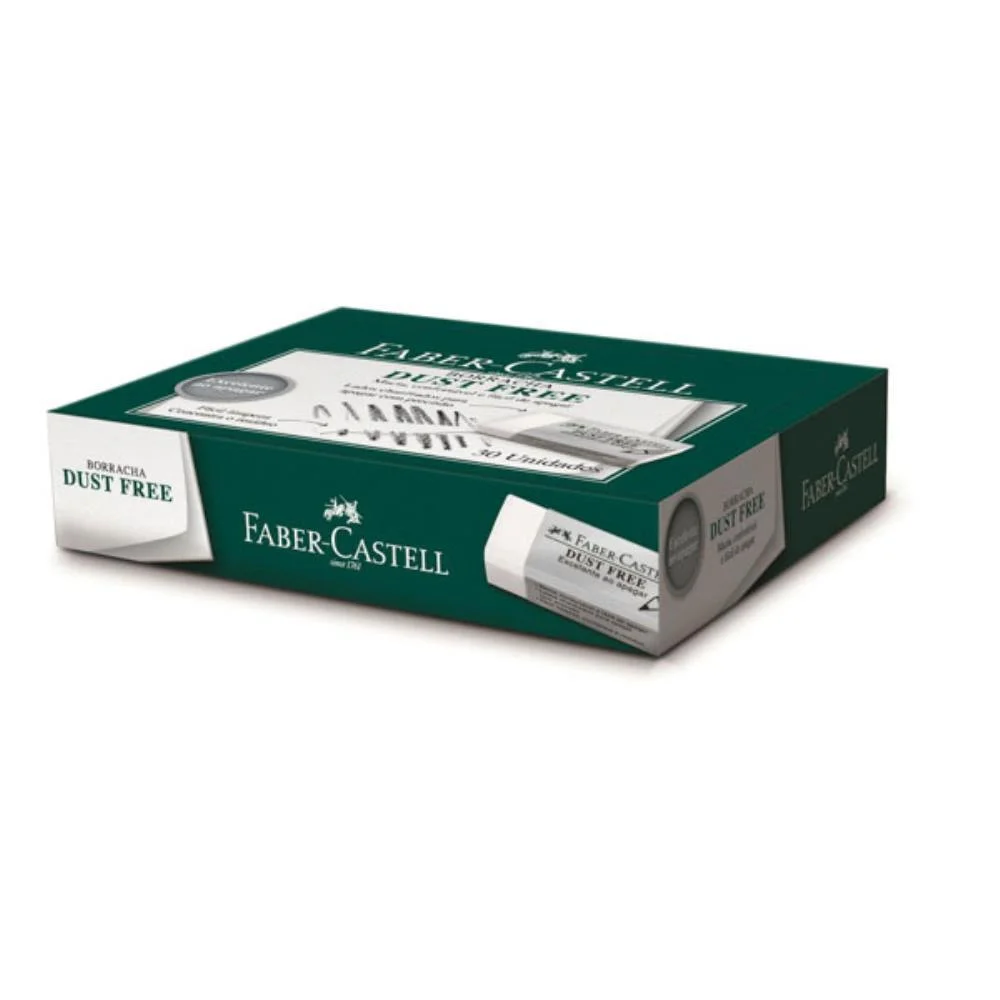 Borracha Branca Dust Free Pequena Faber-Castell (Cx.c/30) - imagem 4