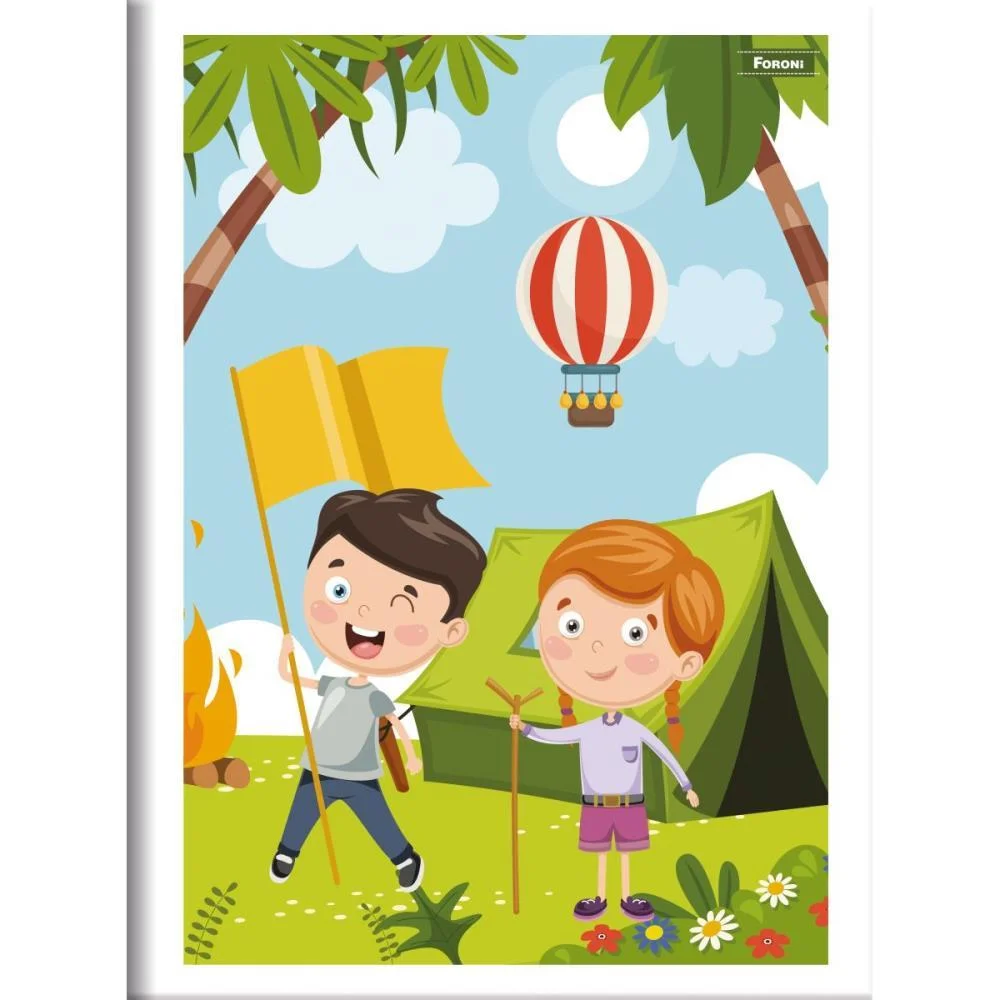 Caderno Brochura Pequeno Capa Infantil 96 Folhas Foroni (Pct.c/10) - imagem 3