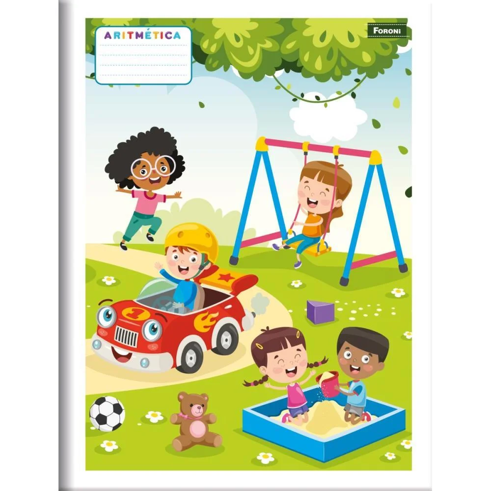 Caderno Quadriculado Pequeno 1X1Cm 40F Brochura Flexivel Foroni (Pct.c/20) - imagem 4