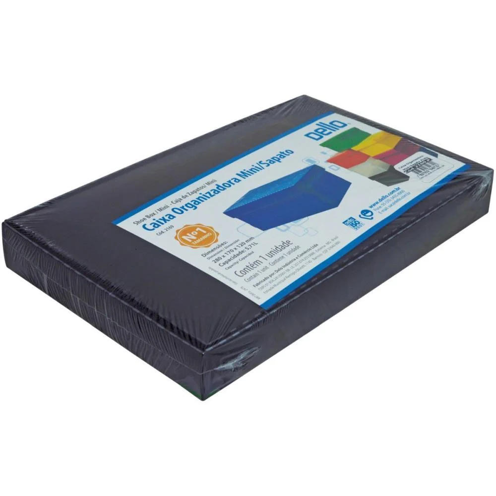 Caixa Organizadora Top Fine Sapato 28X17X12Cm.pto Dello - imagem 4