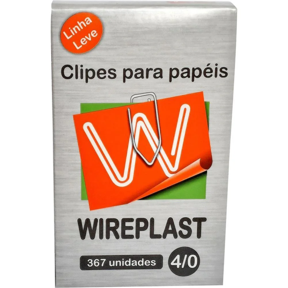 Clipe Galvanizado Aco 4/0 Linha Leve C/367 Un. Wireplast (Caixa) - imagem 2