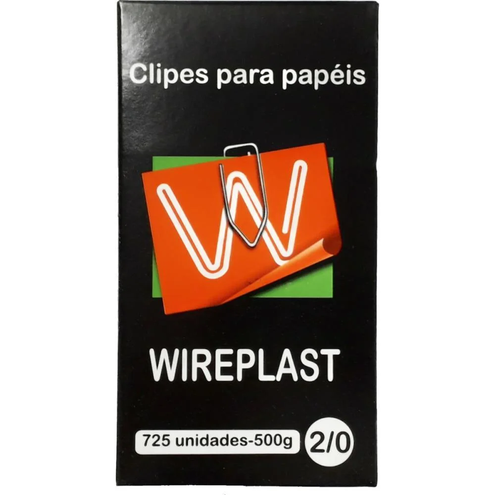 Clipe Galvanizado Aco 2/0 500G Wireplast (Caixa) - imagem 3