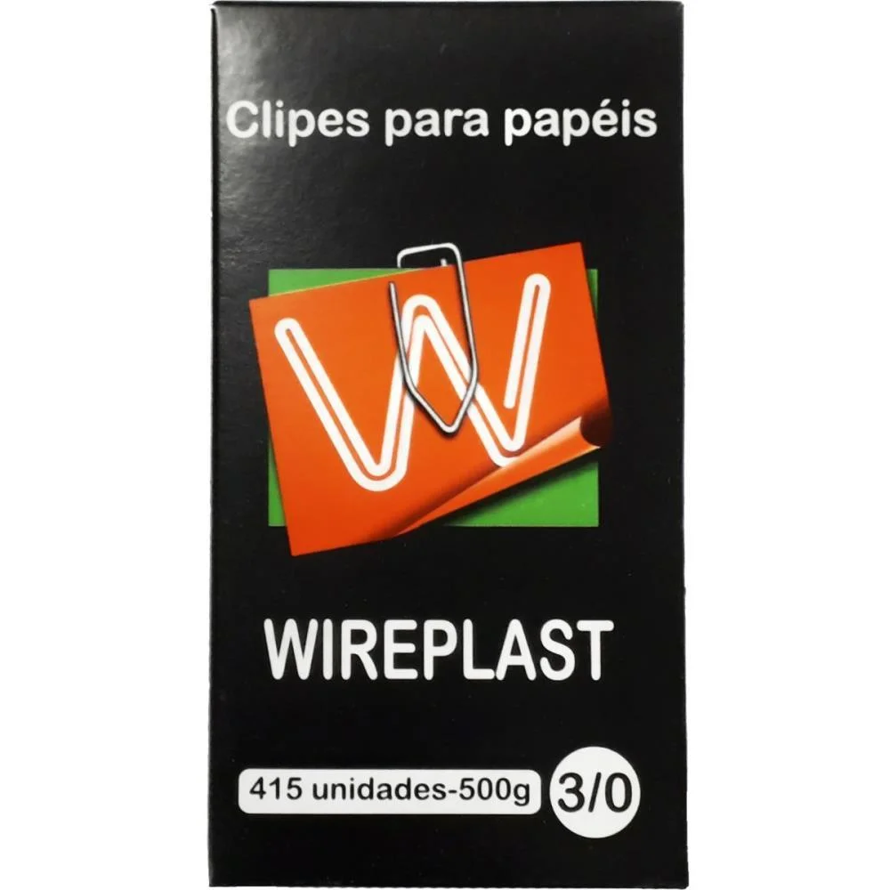 Clipe Galvanizado Aco 3/0 500G Wireplast (Caixa) - imagem 2