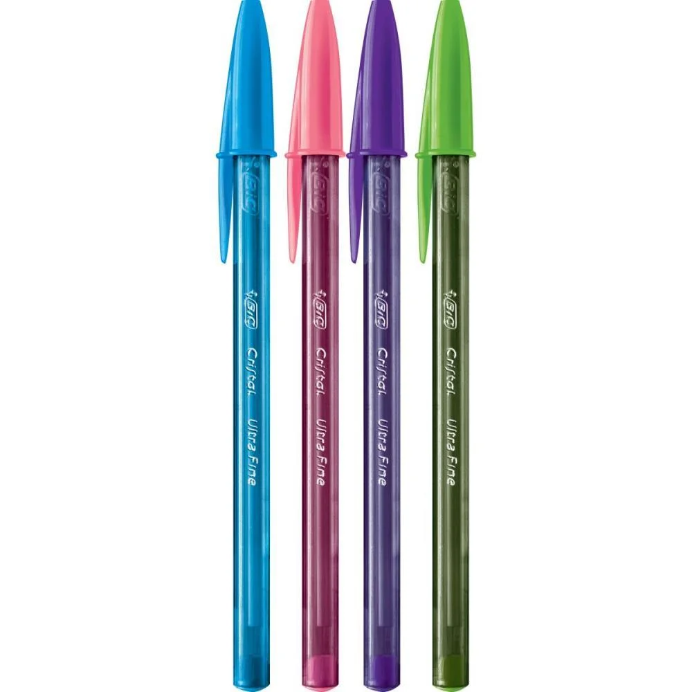 Caneta Esferografica Cristal Ultra Fine Fashion Bic (Bl.c/04) - imagem 4