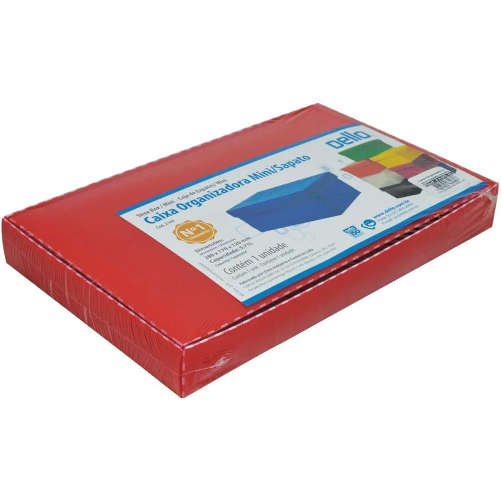 Caixa Organizadora Top Fine Sapato 28X17X12Cm.vm Dello - imagem 4