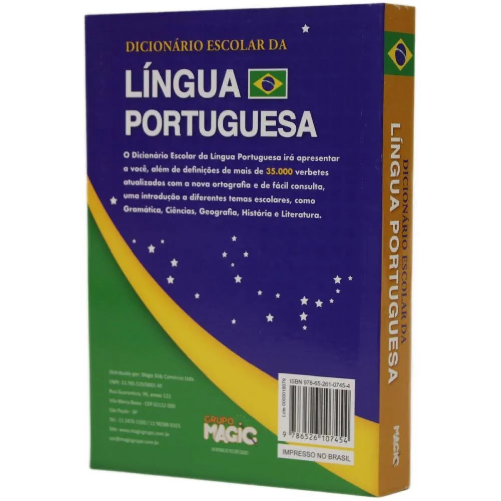 Dicionario Portugues Escolar Completo 528P 16,5X12C Magic Kids - imagem 4