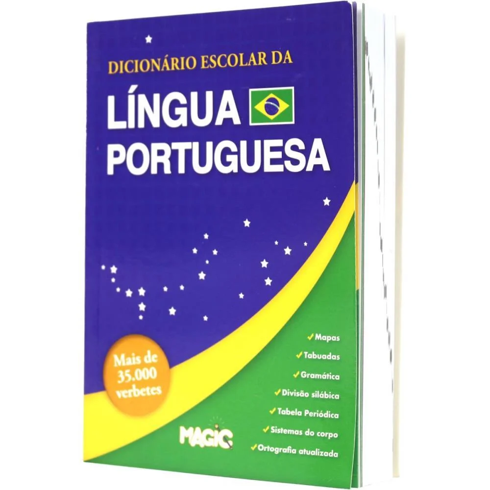 Dicionario Portugues Escolar Completo 528P 16,5X12C Magic Kids - imagem 5