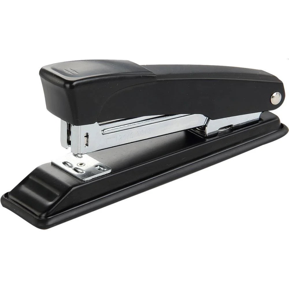 Grampeador Metal Ge-1038 Genial Preto P/25Fls Gramp Line - imagem 2