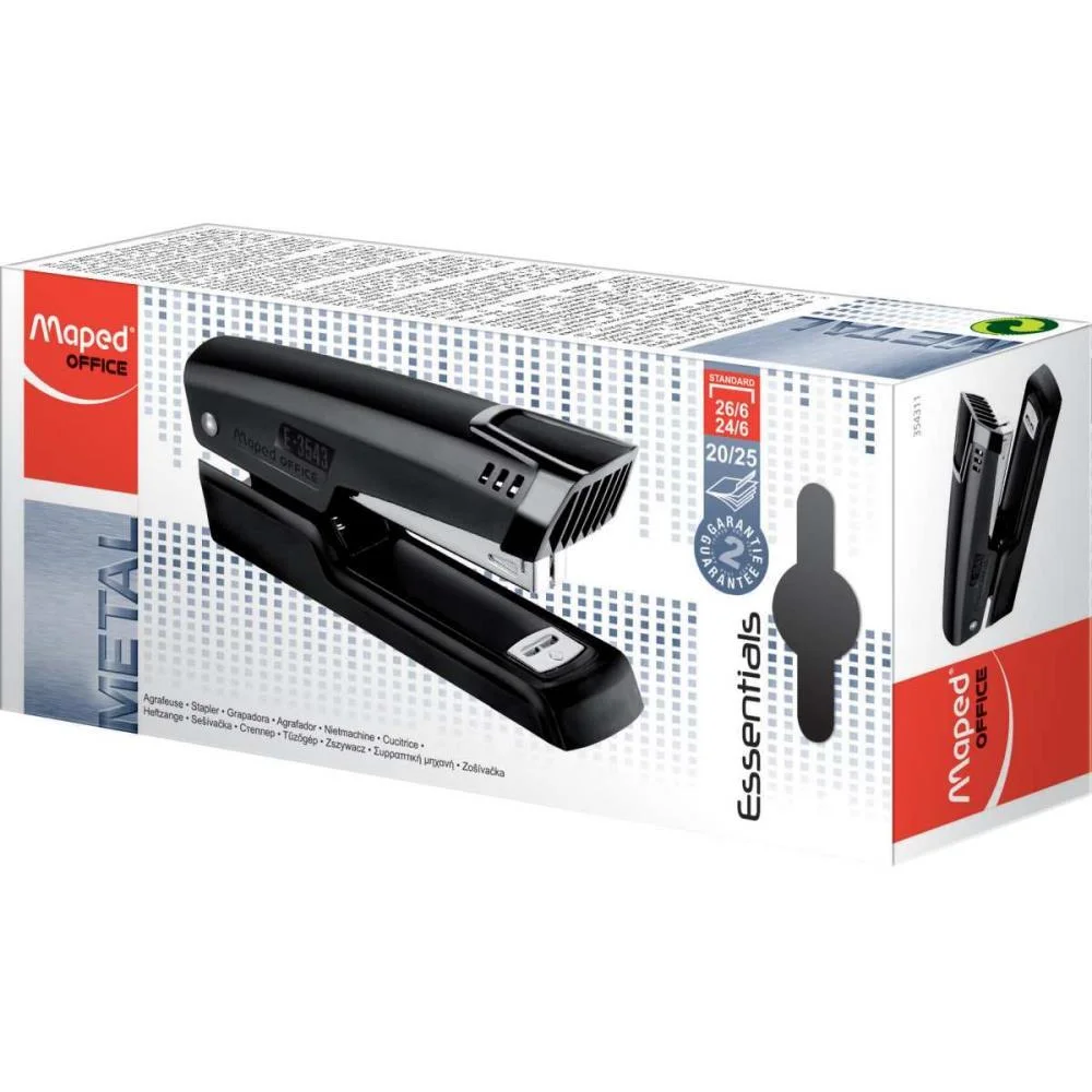 Grampeador Metal Essentials 3543 Pt.fosco 25F Maped - imagem 5
