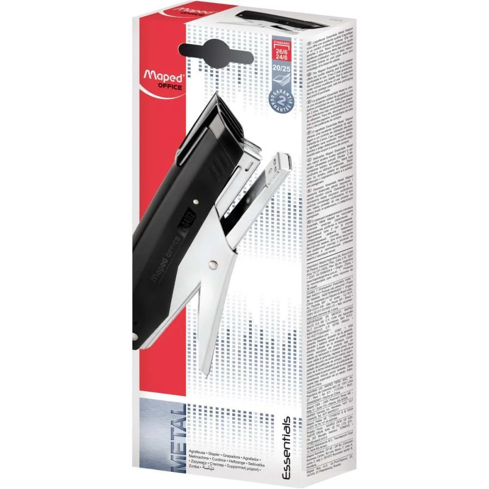 Grampeador Alicate P/25F Essentials 4402 Pt.fosco Maped - imagem 4