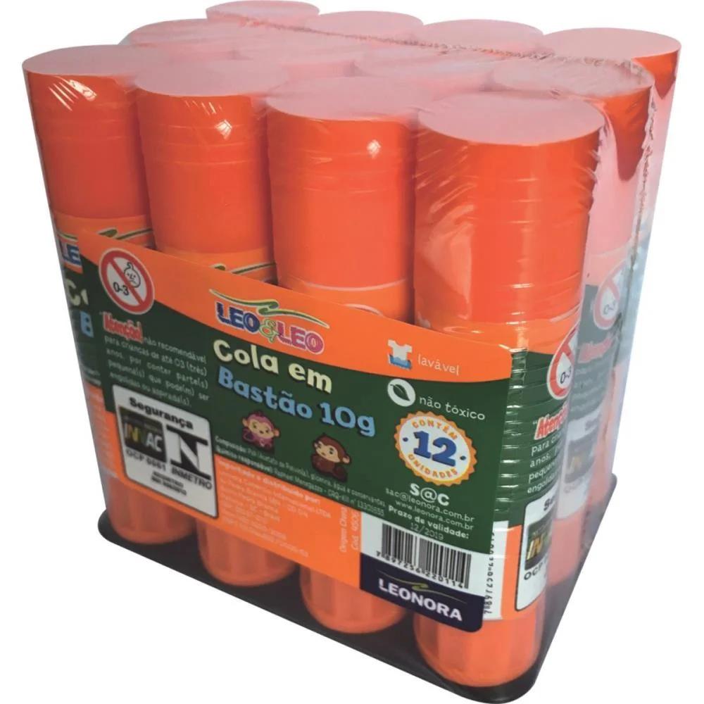 Cola Em Bastao Leoleo 10G Leonora (Pct.c/12) - imagem 2