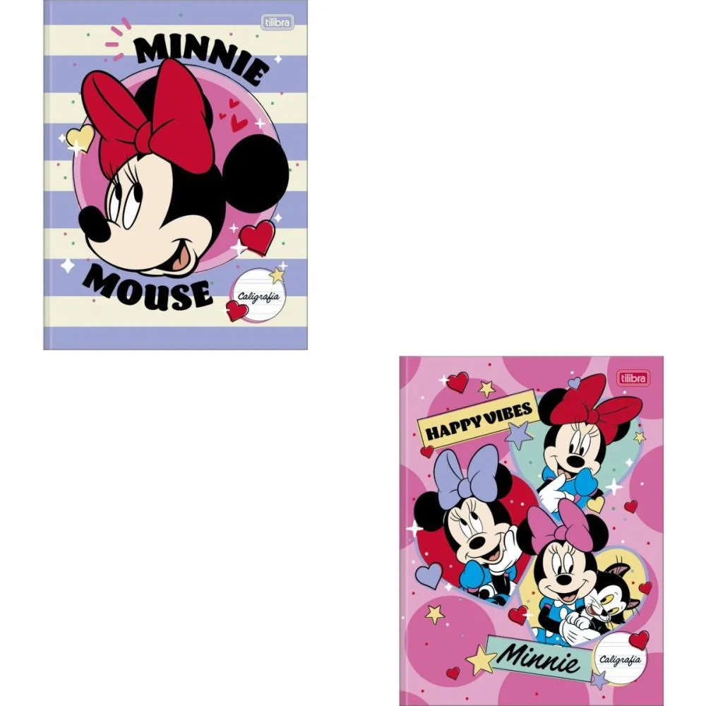Caderno Caligrafia Capa Dura Minnie 40Fls. Tilibra (Pct.c/05) - imagem 2
