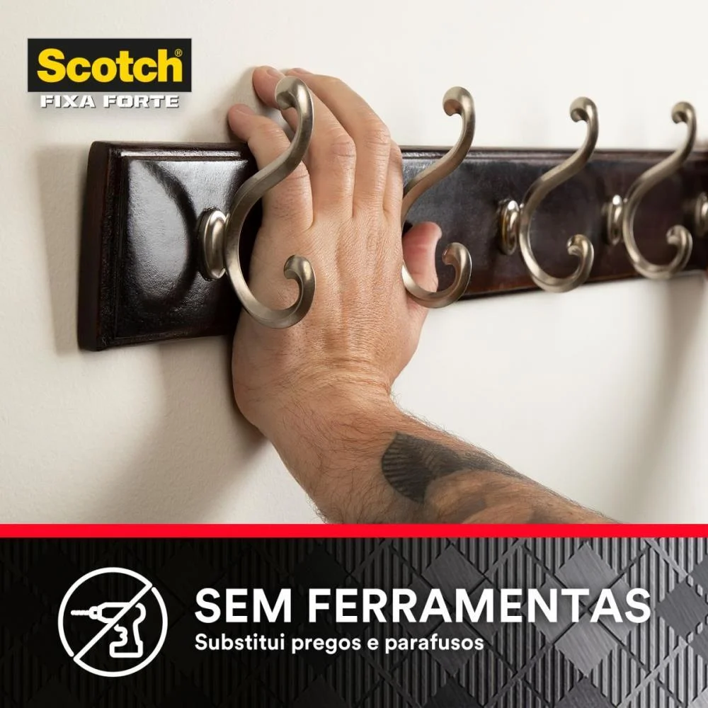 Fita Fixa Forte Espuma Extrema Ate 5Kg 24Mmx2M 3M - imagem 8