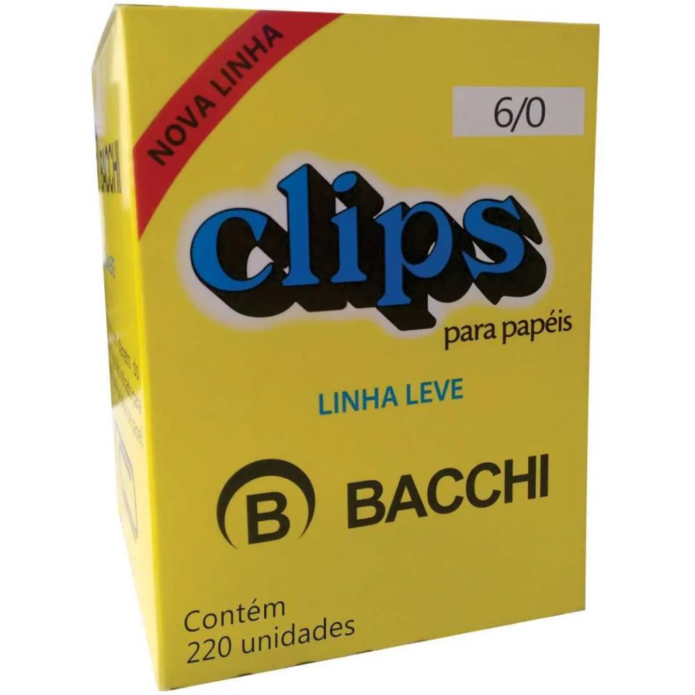 Clipe Galvanizado Aco 6/0 Linha Leve 220 Un Bacchi (Caixa) - imagem 4