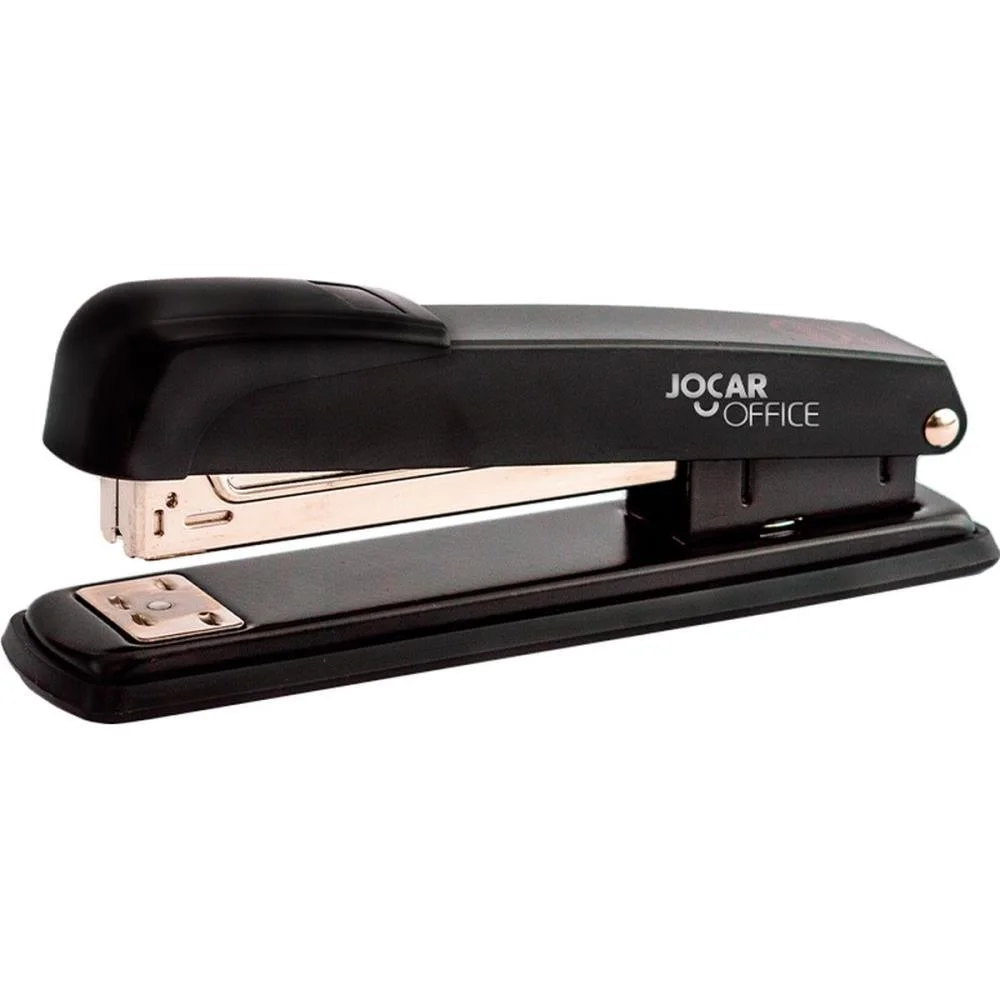 Grampeador Metal Jocar Preto Base 15,5Cm P/25Fl Leonora - imagem 2