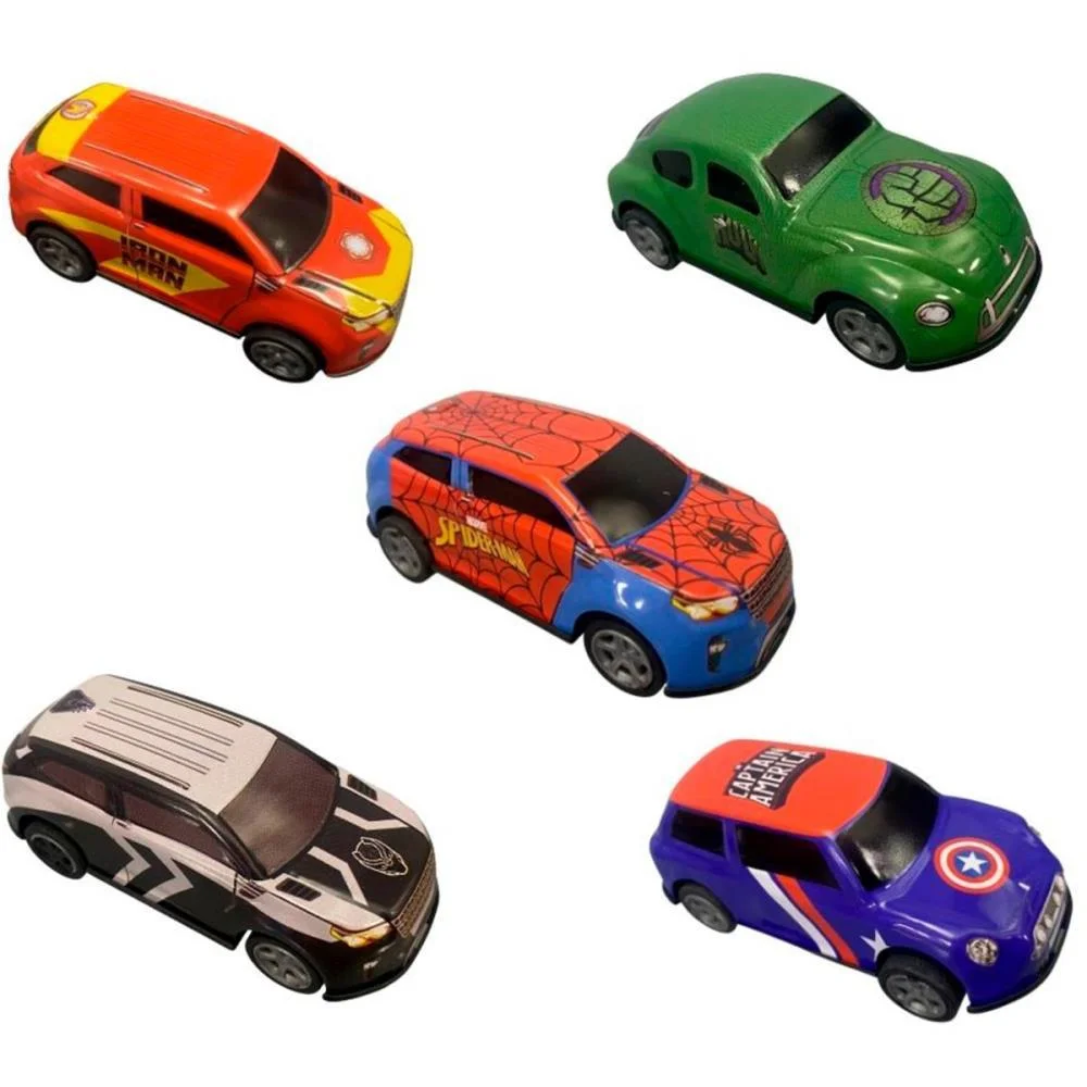 Carrinho Avengers Mini Pull Back (S) Candide - imagem 2