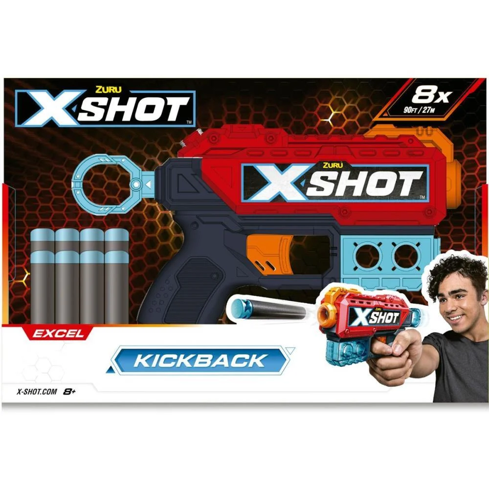 Lancador X-Shot Red Recoil 8Dardos Candide - imagem 3