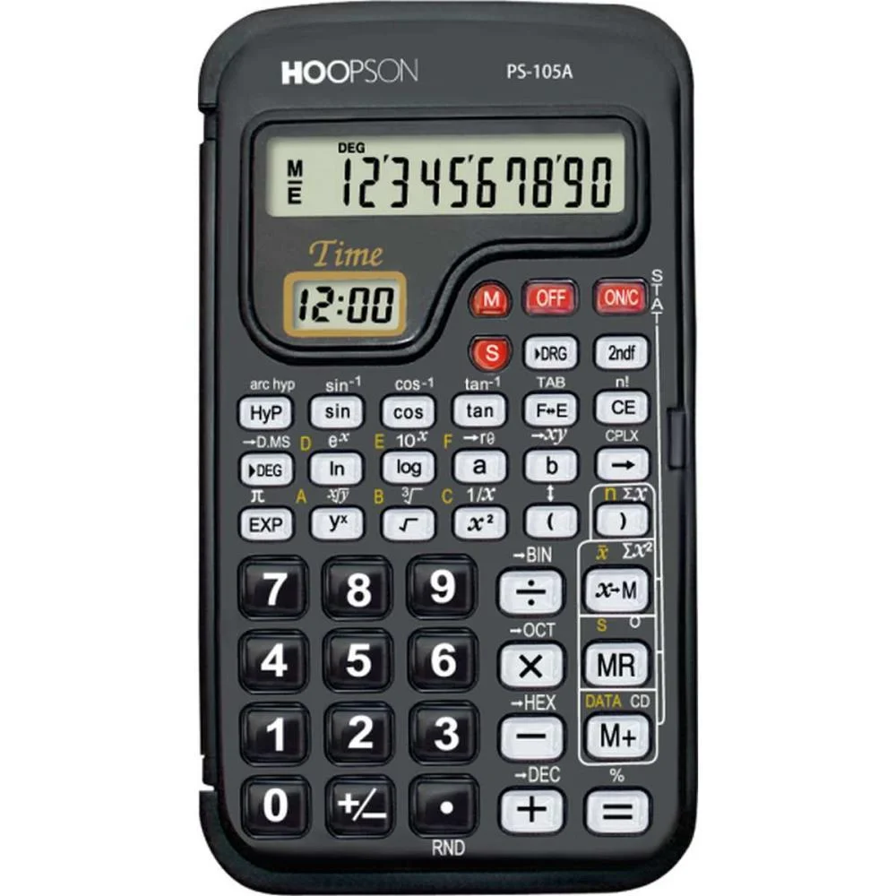 Calculadora Cientifica 56 Funcoes 10Dig. Bateria Pret Mercoriental - imagem 3