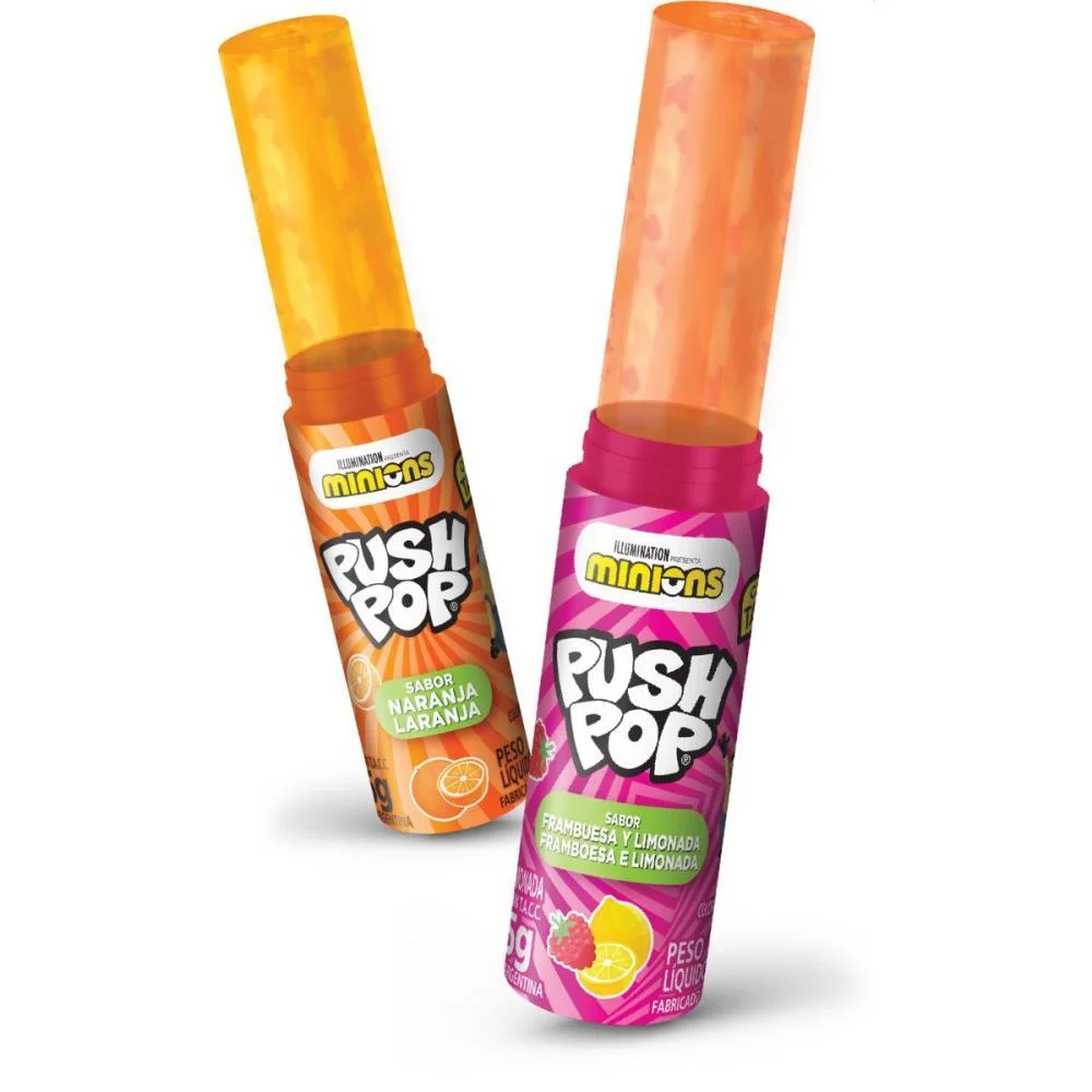 Doce Minions Push Pop Bazooka Candy C/ 20 Unidades - imagem 4