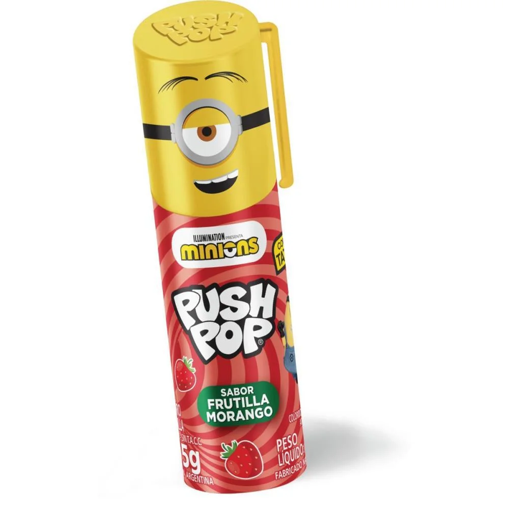 Doce Minions Push Pop Bazooka Candy C/ 20 Unidades - imagem 5