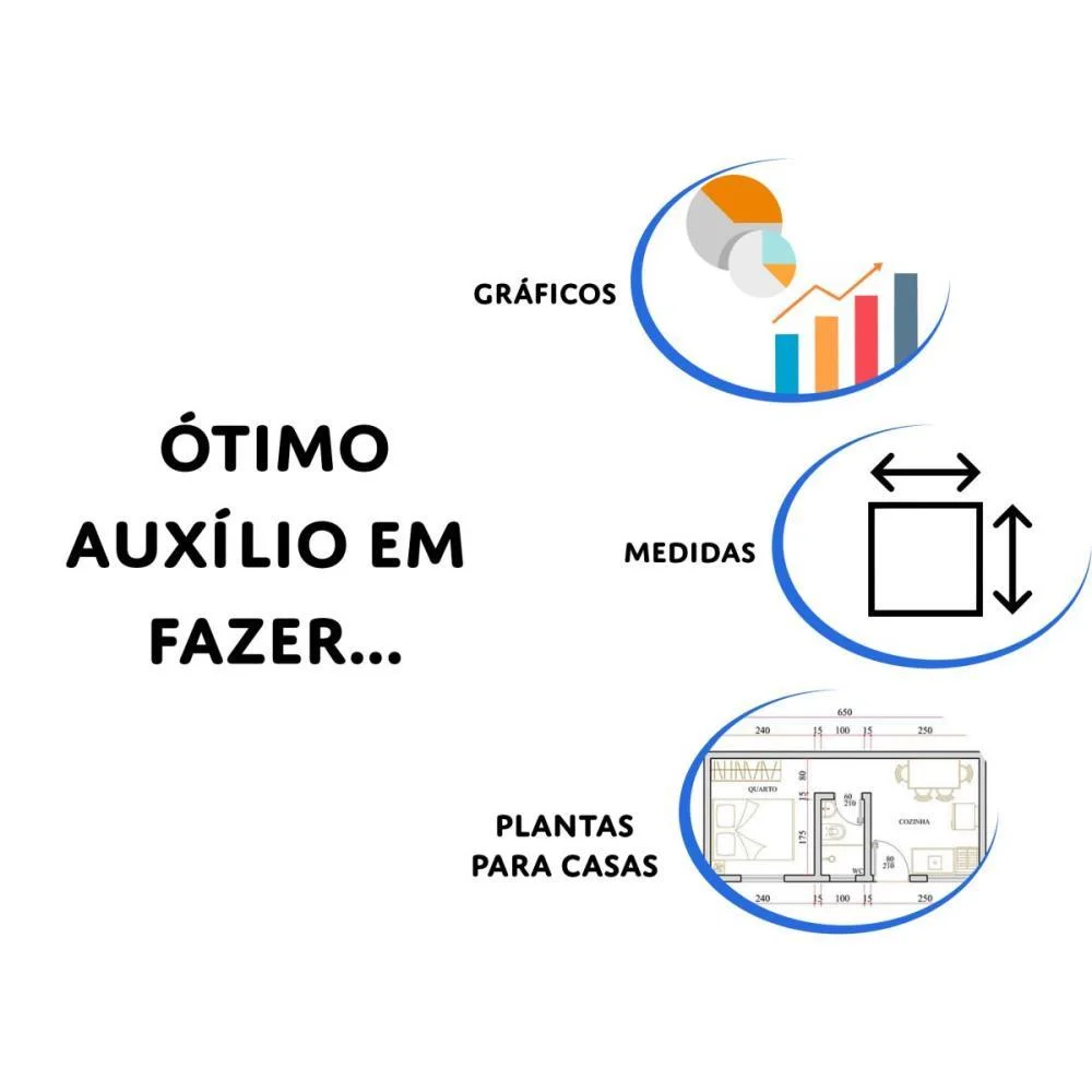 Conjunto Para Desenho 1 E 2 Grau C/05 Pecas Flexivel Dello (Blister) - imagem 4