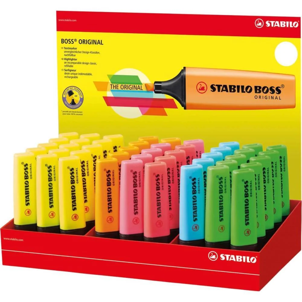 Caneta Marca Texto Stabilo Boss 70/45-1 6 Cores Sertic (Dp.c/45) - imagem 3