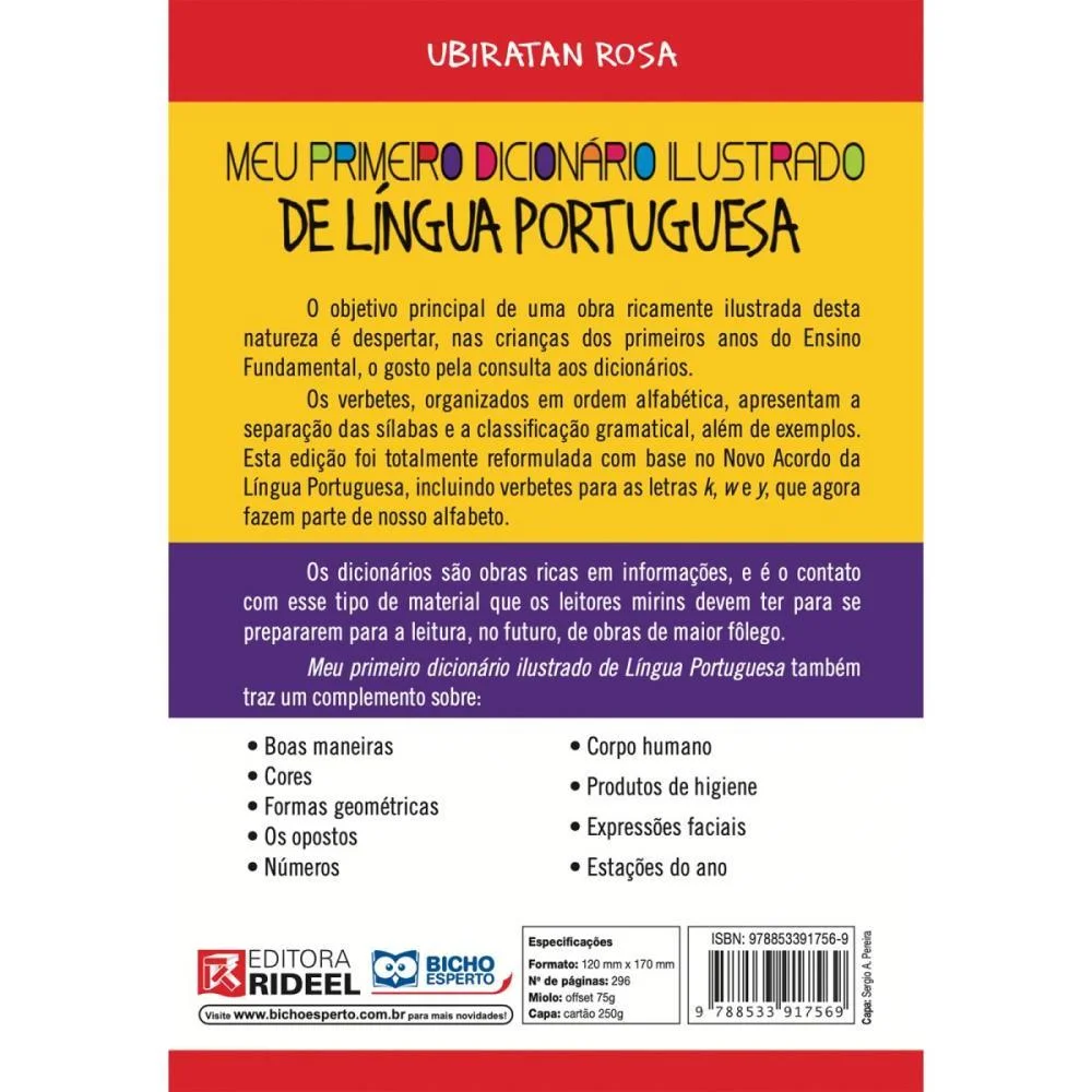 Dicionario Portugues Meu 1. Dic. Ilustrado 296P Bicho Esperto - imagem 5