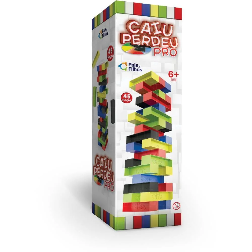 Jogo Diverso Caiu Perdeu Pro 45Pcs Pais E Filhos - imagem 3