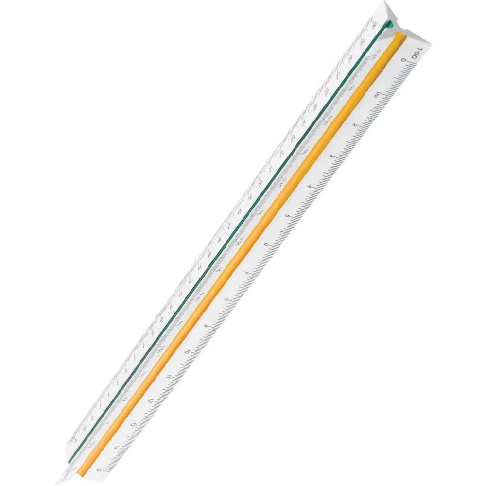Escalimetro Triangular 30Cm. Maxcril - imagem 2