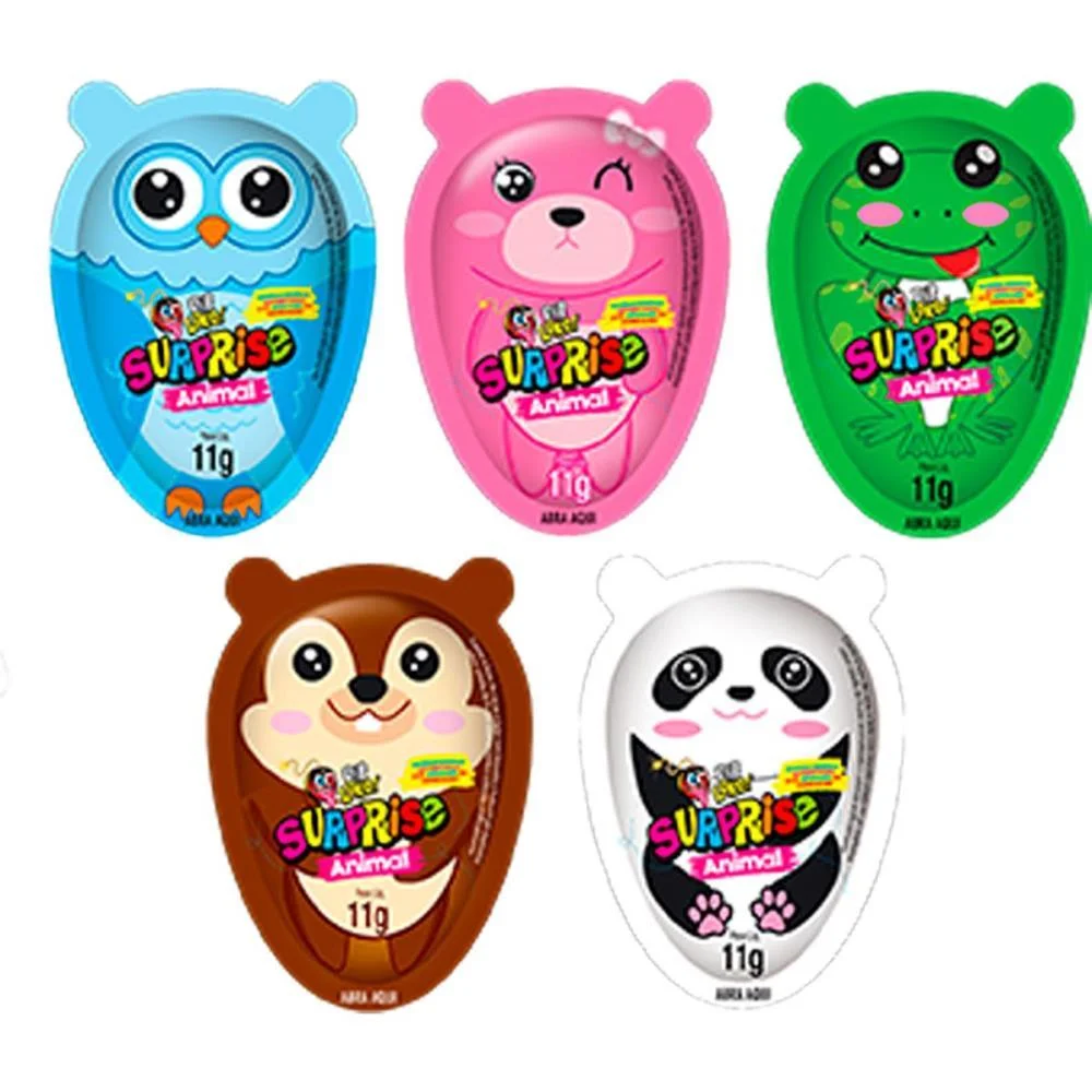 Doce Dip Loko Surprise Animal Danilla Foods C/ 12 Unidades - imagem 4