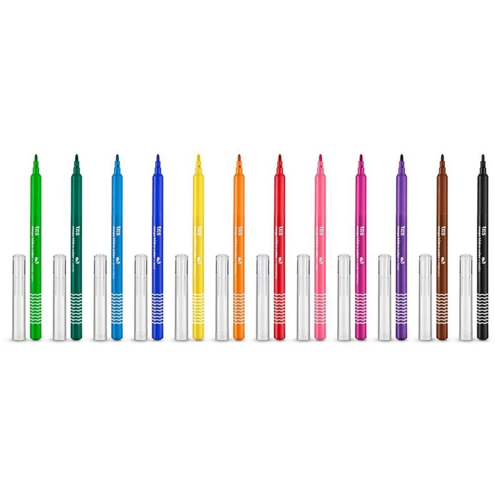 Caneta Hidrografica Mega Hidro Color 12 Cores Summit (Pct.c/06) - imagem 5