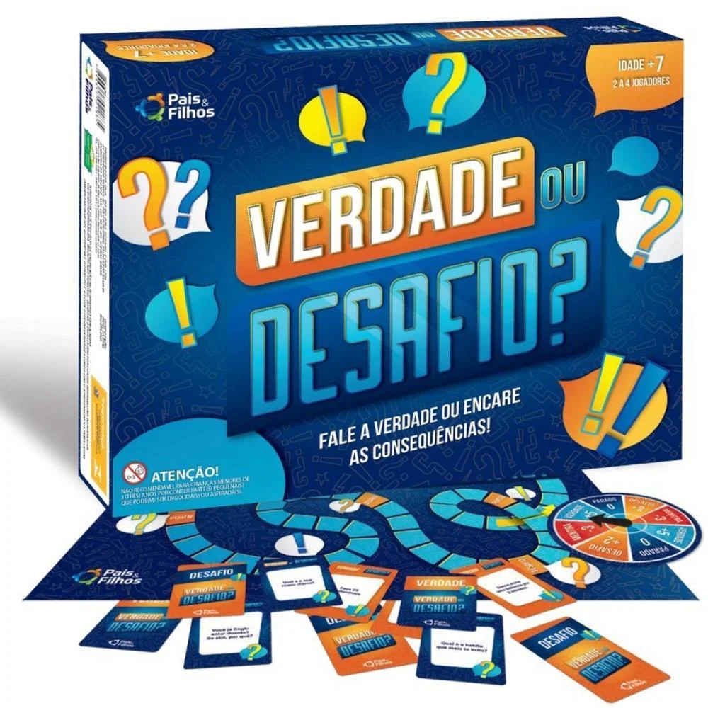 Jogo De Tabuleiro Verdade Ou Desafio Pais E Filhos - imagem 5