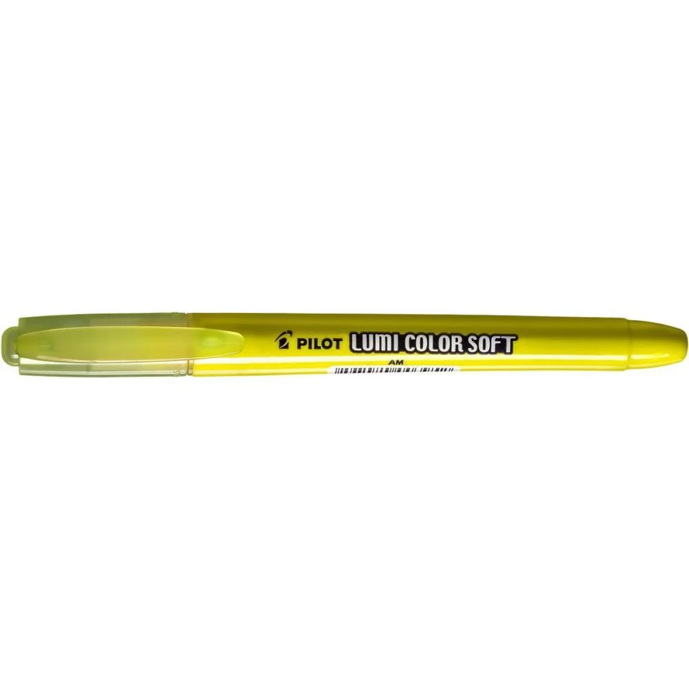 Caneta Marca Texto Lumicolor Soft Amarela Pastel Pilot (Cx.c/12) - imagem 3