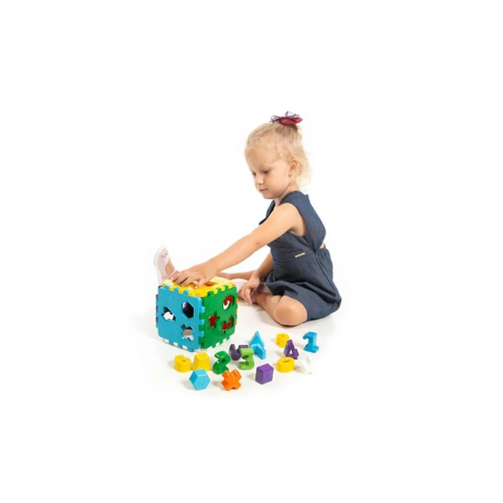 Brinquedo Educativo Cubo Educa Mais C/Blocos Kendy Brinquedos - imagem 3