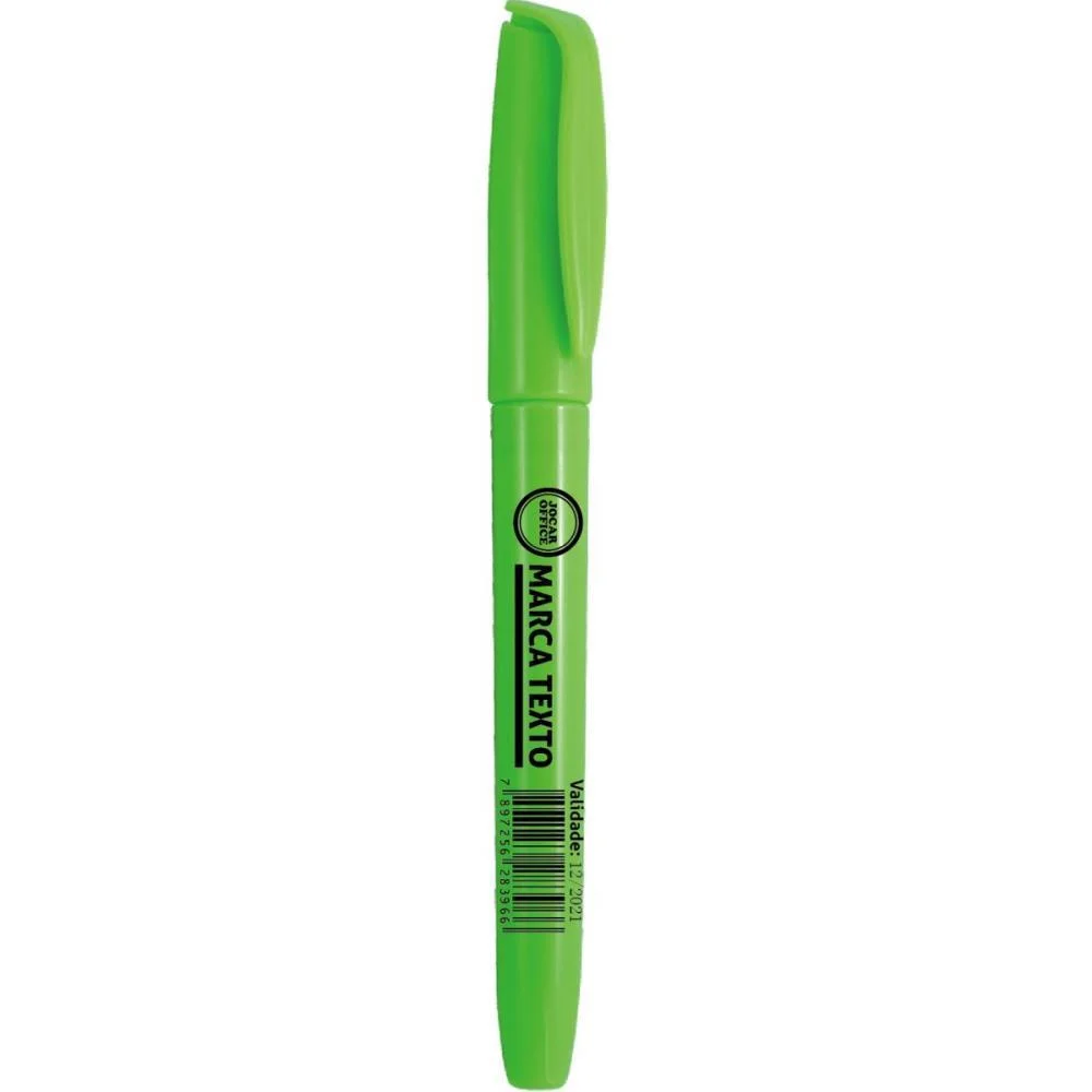 Caneta Marca Texto Jocar Verde Slim Leonora (Cx.c/12) - imagem 2