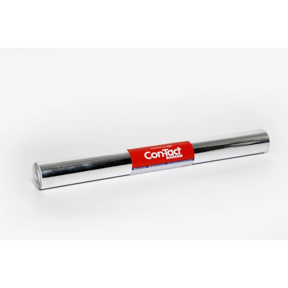 Contact Liso 45Cmx10M Metalico Aluminio Contact (Rolo) - imagem 3