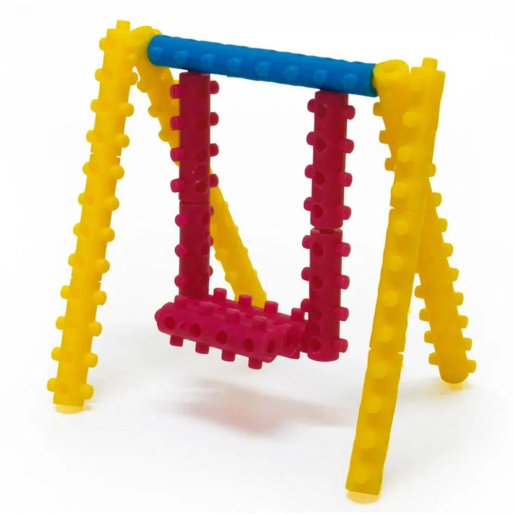 Brinquedo Para Montar Pinos Magicos 30 Pecas Elka - imagem 4