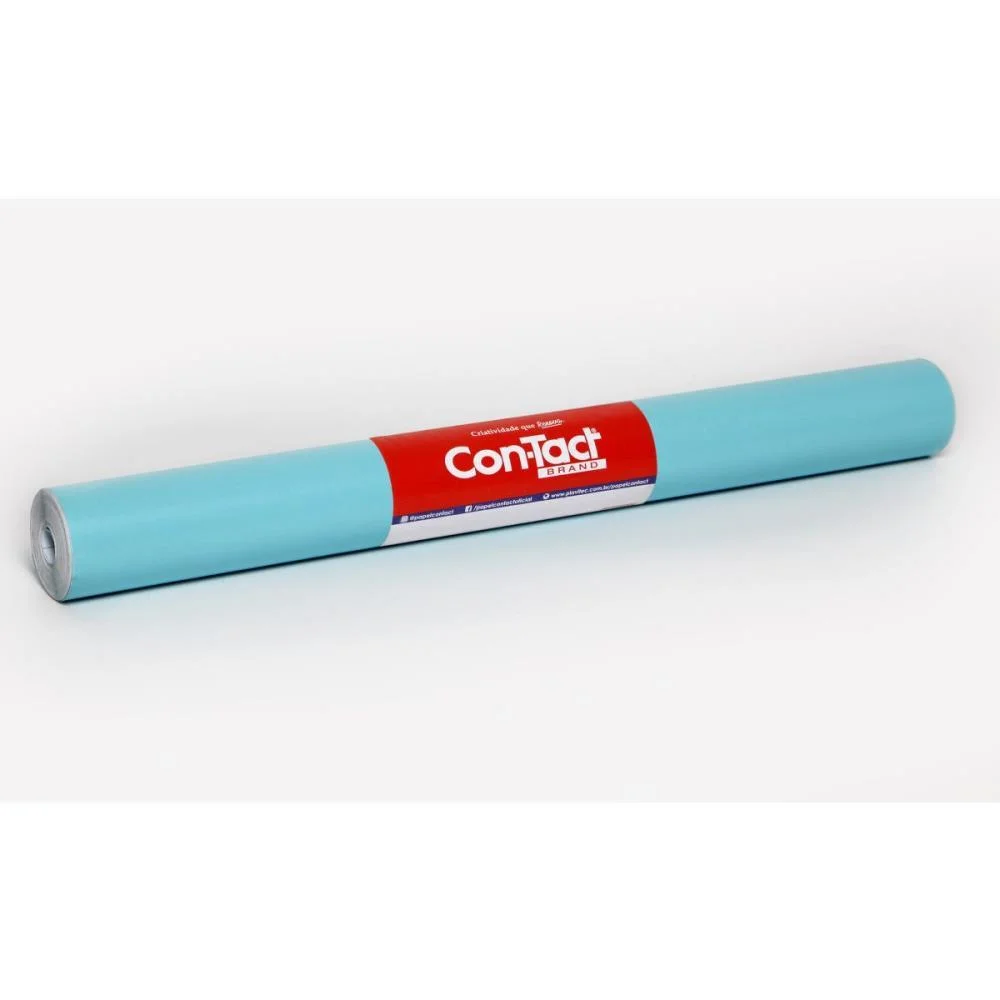 Contact Liso 45Cmx10M Opaco Azul Tiffany Contact (Rolo) - imagem 3