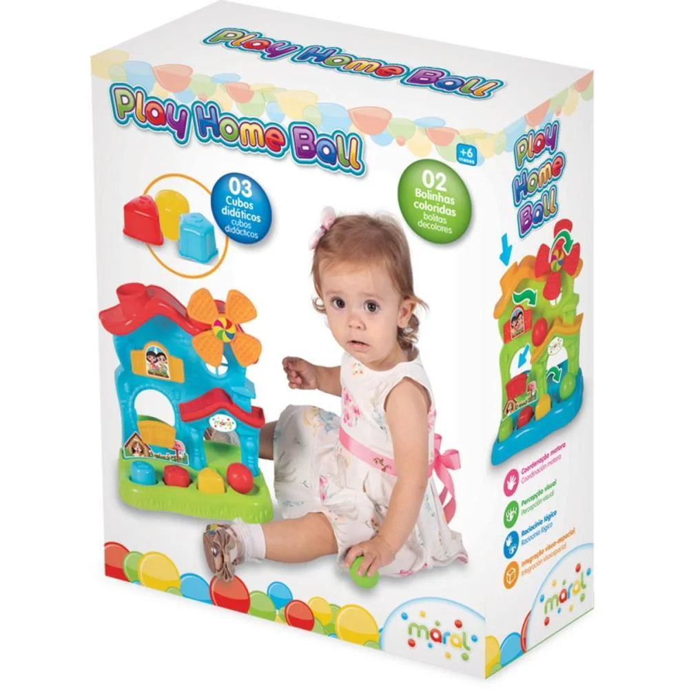 Brinquedo Educativo Play Home Ball Maral - imagem 3